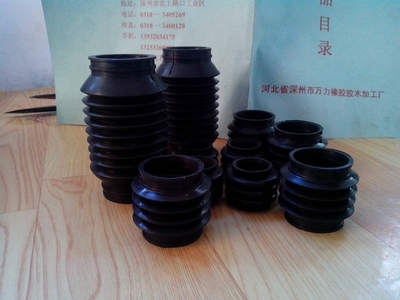 供應萬力橡膠防塵套,防水套橡膠防塵套,防水套,伸縮套圖片_高清圖_細節圖-深州萬力橡膠膠木加工廠